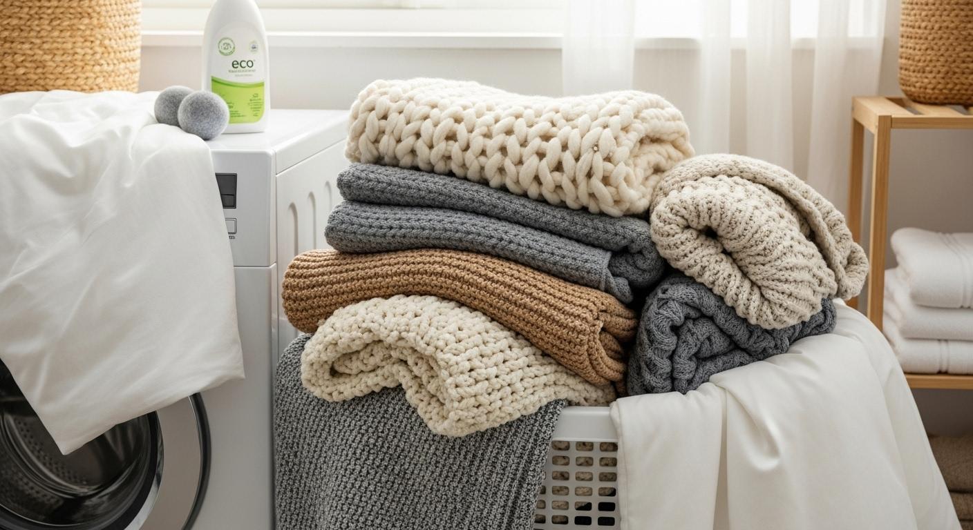 겨울이불정리세탁