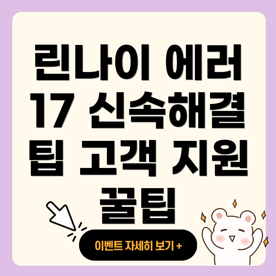 에러 코드 17