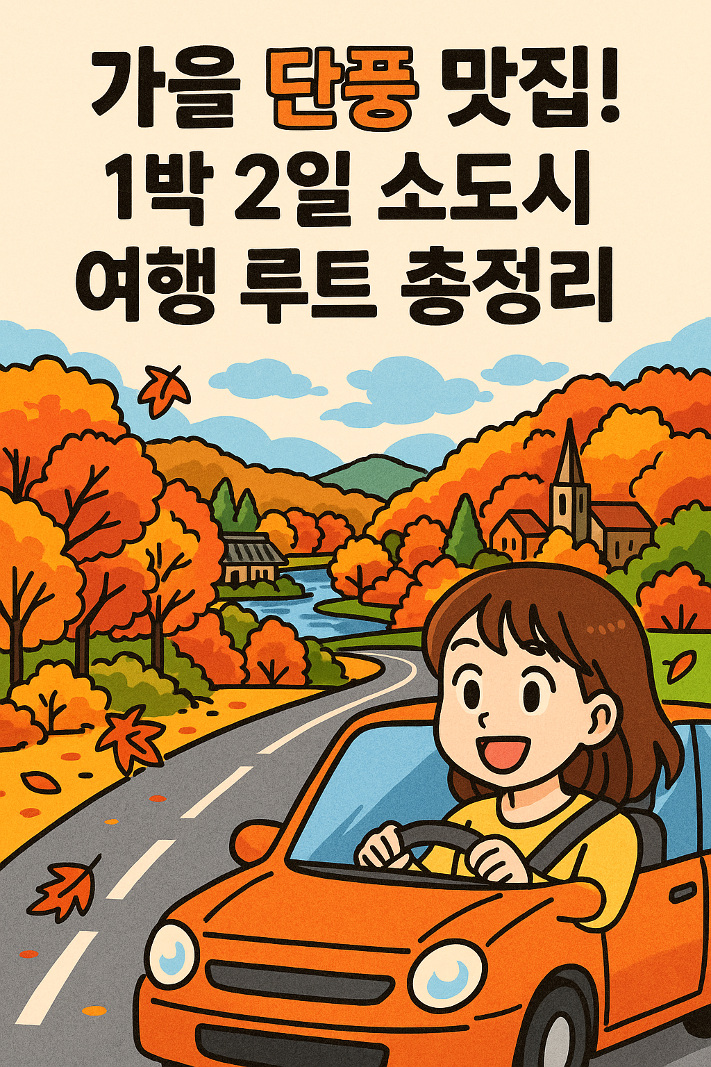 가을 단풍 맛집! 1박 2일 소도시 여행 루트 총정리