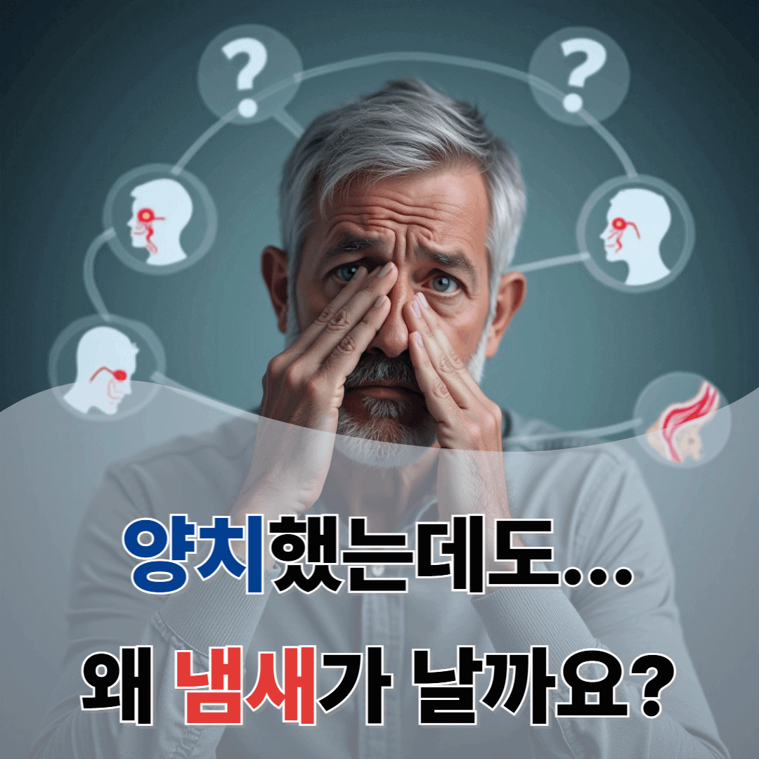 칫솔질을 해도 냄새가 난다면? 축농증 때문일 수 있습니다