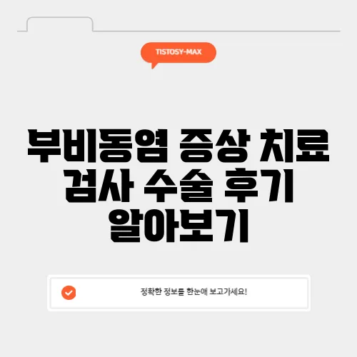 부비동염 증상 치료 검사 수술 후기 알아보기