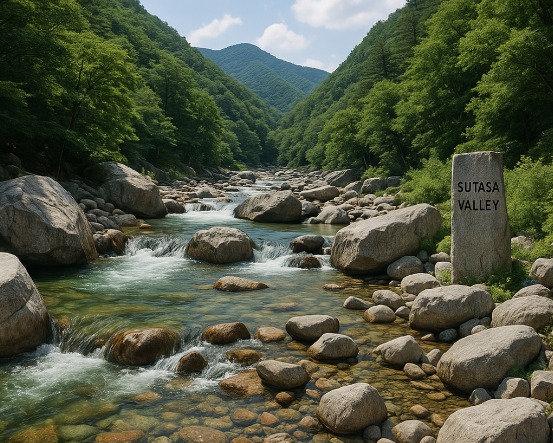 홍천 자연명소 여행 관련 사진 (계곡)