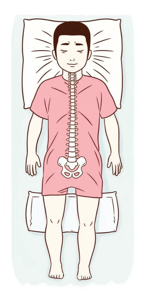 꿀잠 부르는 수면 자세 베개 매트리스..