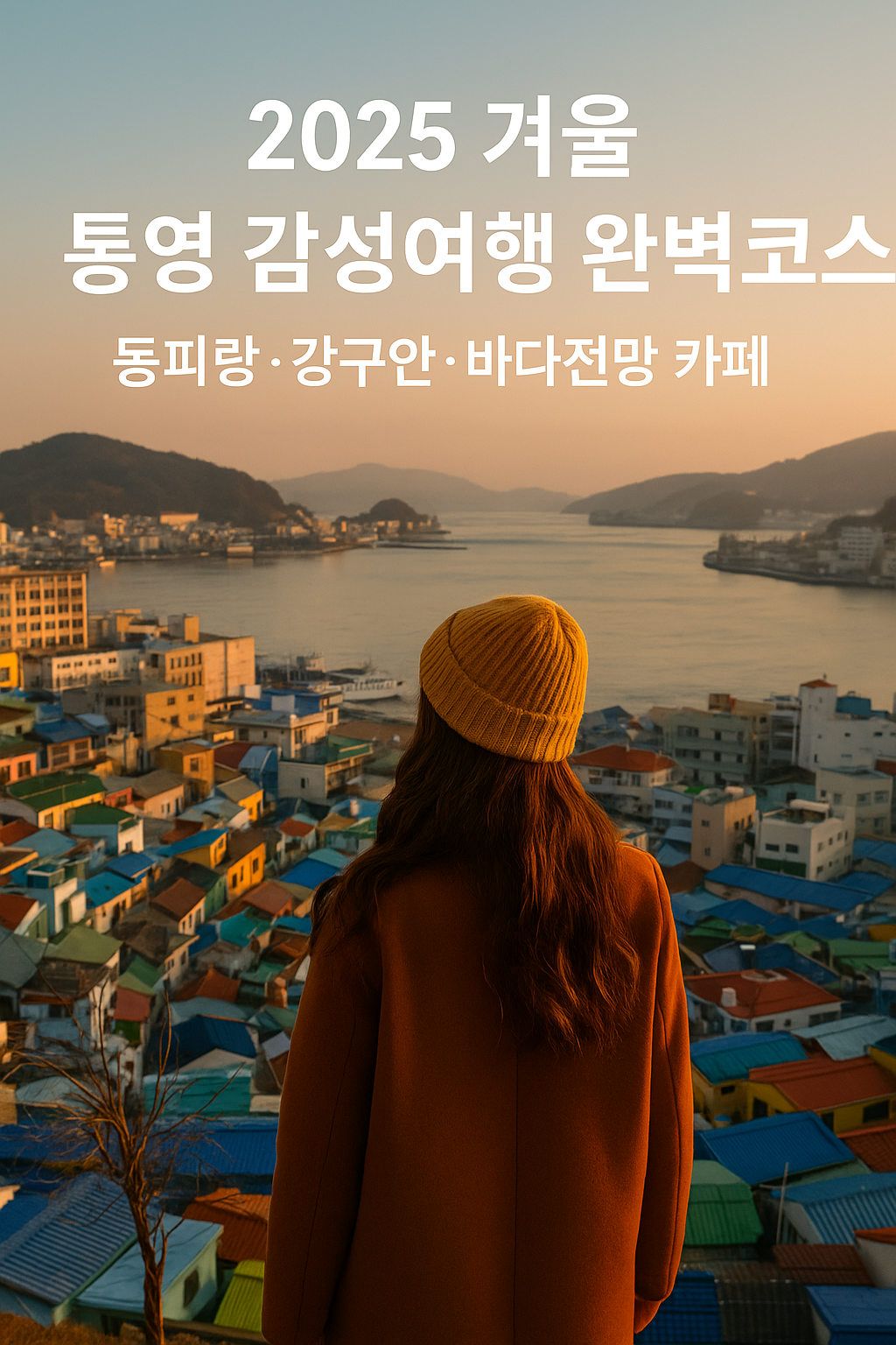 🌊겨울 통영 감성여행 완벽코스 — 동피랑·강구안·바다전망 카페 관련사진.