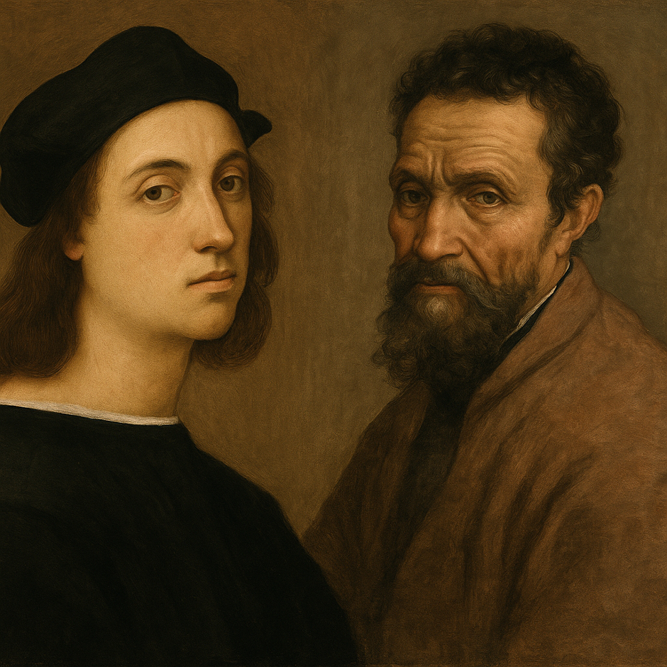 미켈란젤로와 라파엘로