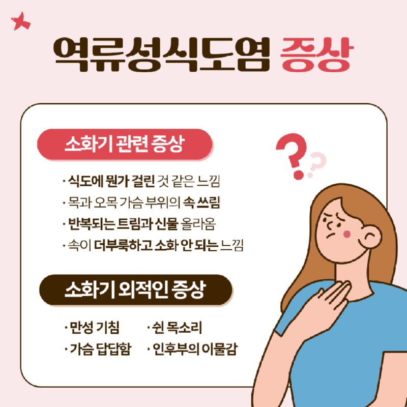 역류성 식도염 잦은 트림&amp;#44; 위장 문제와 다른 이유