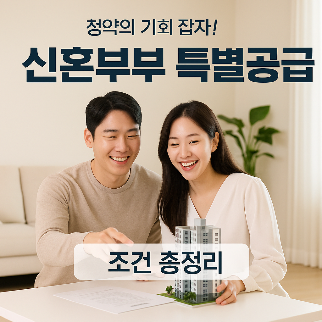 [2편] 신혼부부 특별공급! 청약의 기회 놓치지 마세요 💕