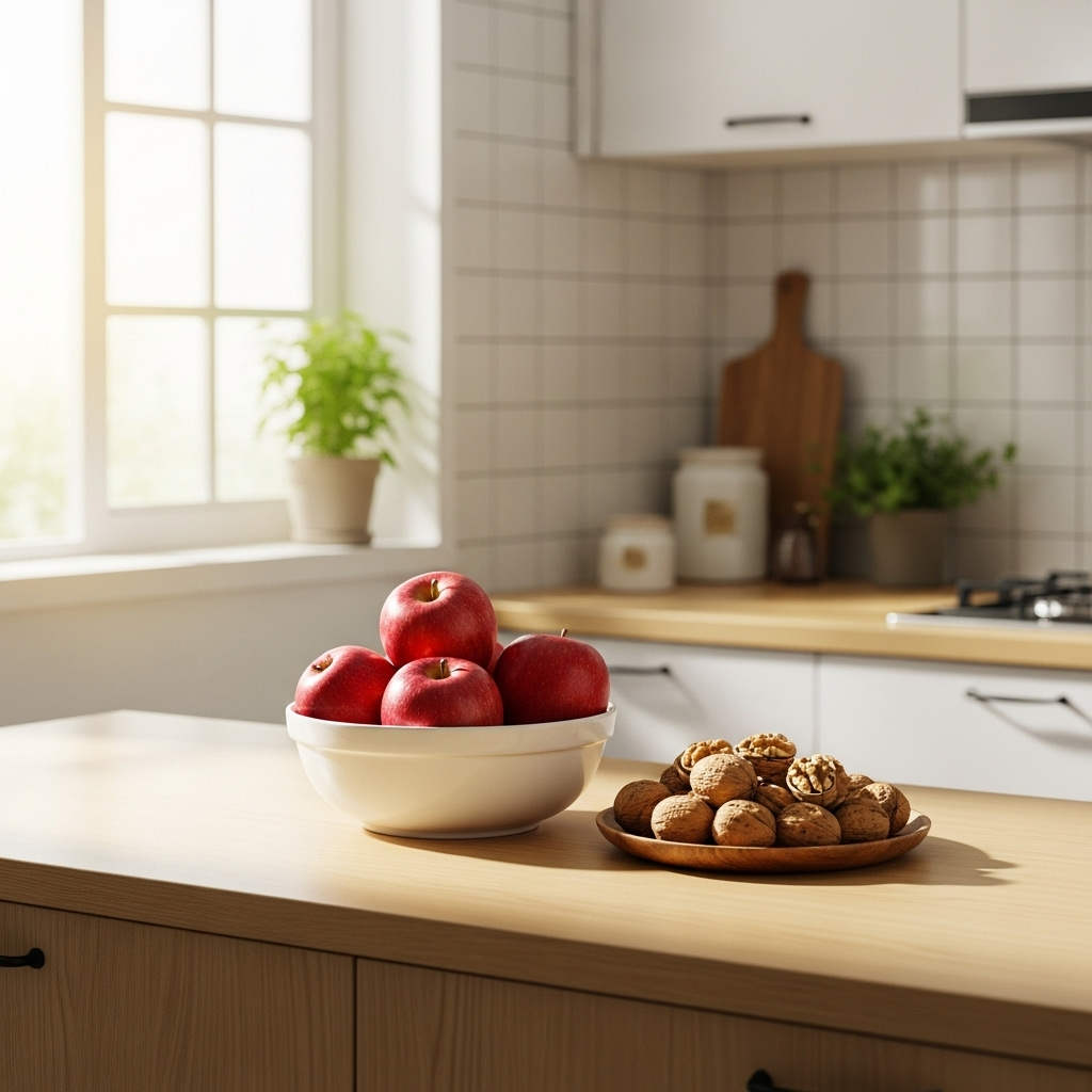 사과와 호두 같이 먹으면 생기는 일&amp;#44; 혈관 면역 두뇌 건강 한번에 챙기기