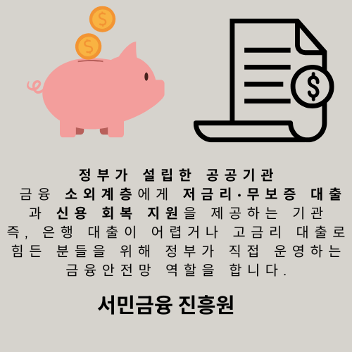 정부지원 저금리 대출, 서민금융진흥원으로 금융 회복 시작하기