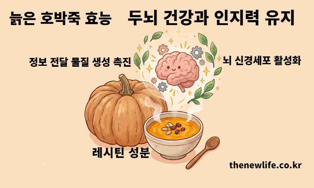 늙은 호박죽 효능 두뇌 건강 인지력 유지