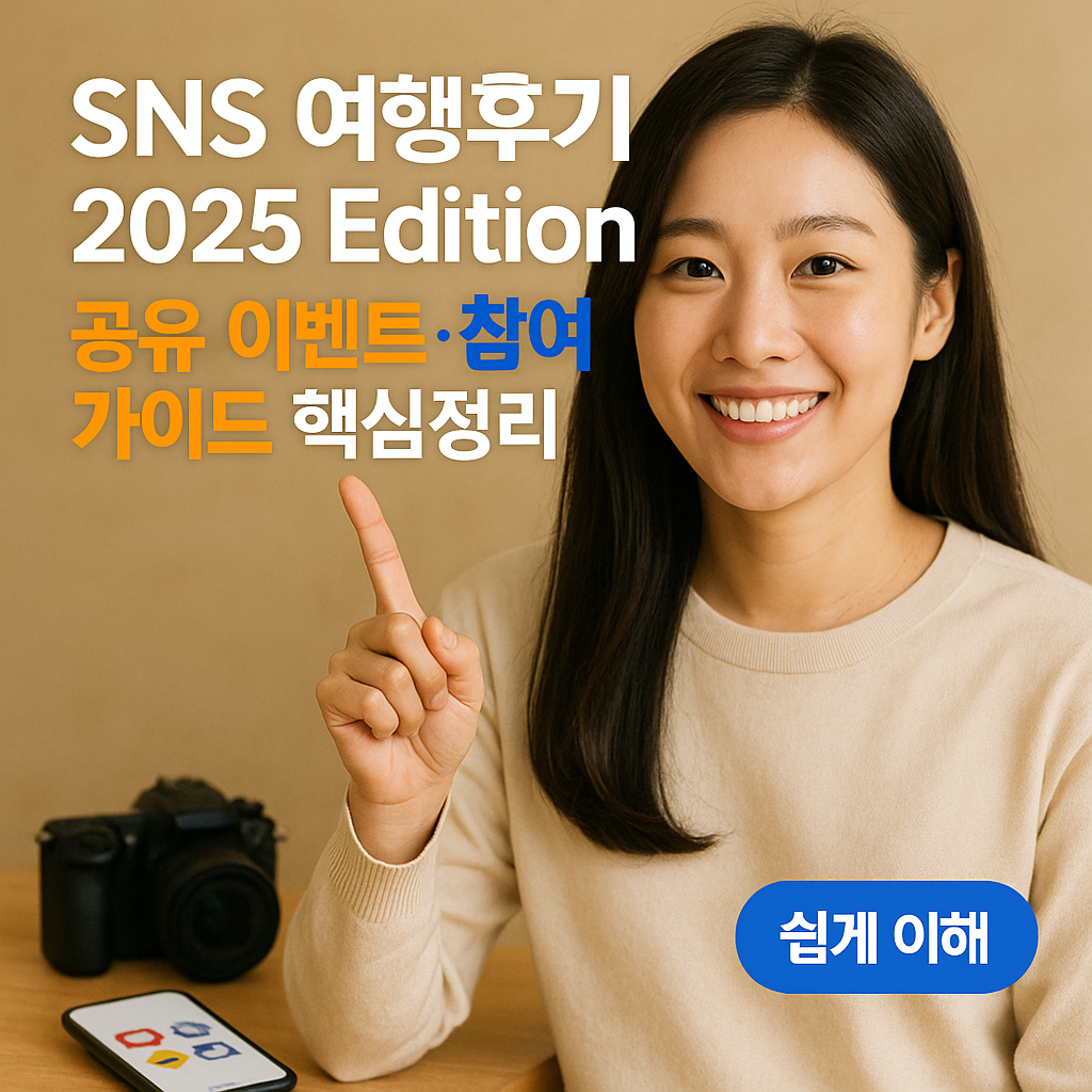 SNS 여행후기 2025 Edition | 공유 이벤트·참여 가이드 핵심정리
