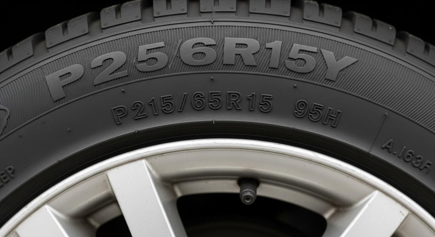 자동차 타이어 크기 읽는법