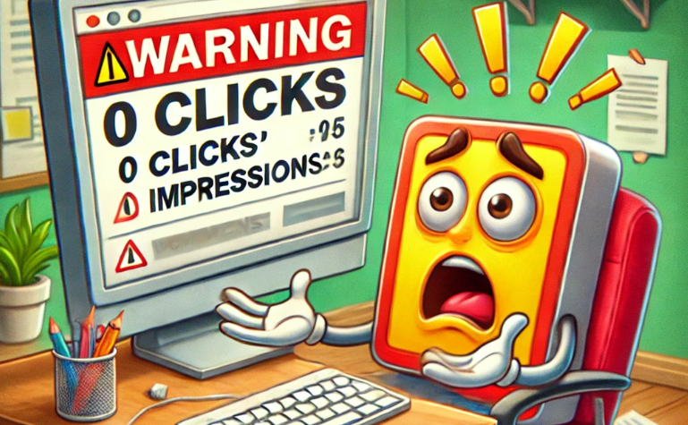 구글 검색 노출이 갑자기 0