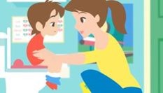 엄마가-아이를-변기에-앉혀-배변-교육을-시키는-모습