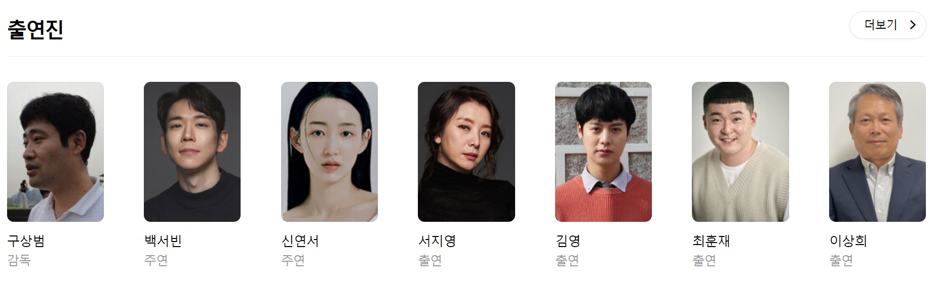 영화 출연진