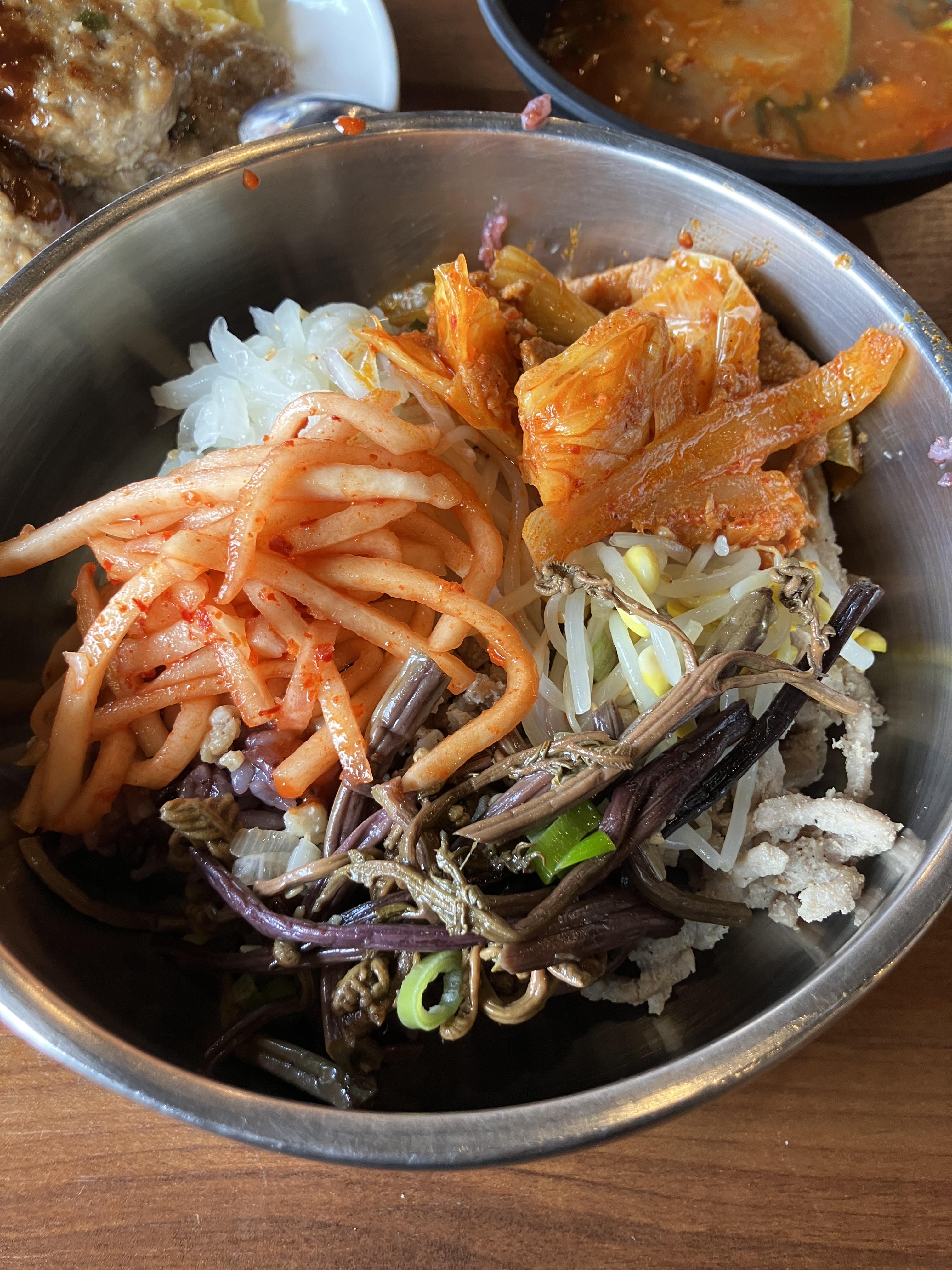 별미지교 한식뷔페 내돈내먹 비빔밥