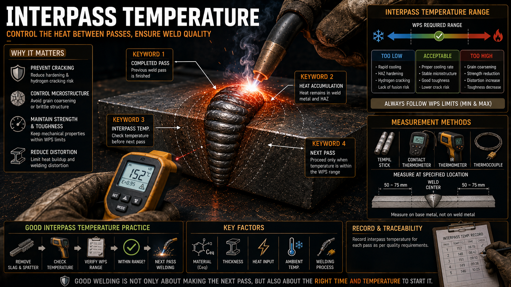 INTERPASS TEMPERATURE