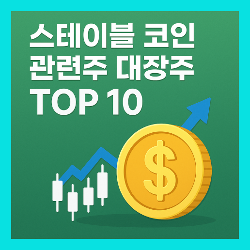 스테이블 코인 관련주 대장주 TOP 10