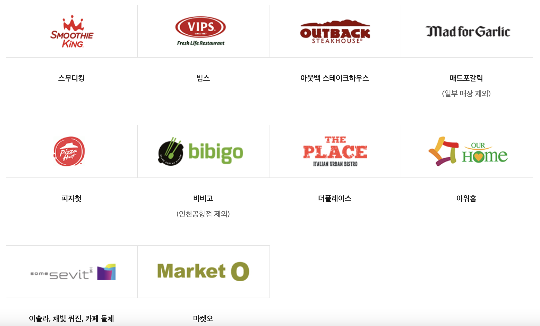 신세계상품권 사용가능한 카페