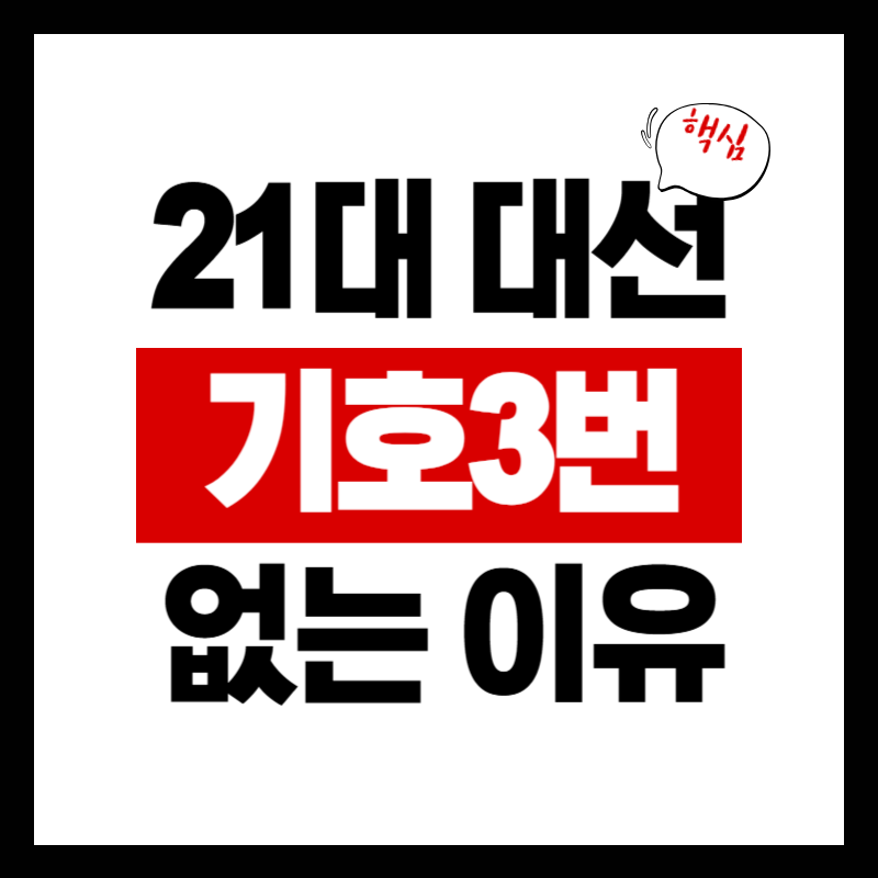 기호 3번이 없는 이유 조국혁신당, 후보 미출마 의미