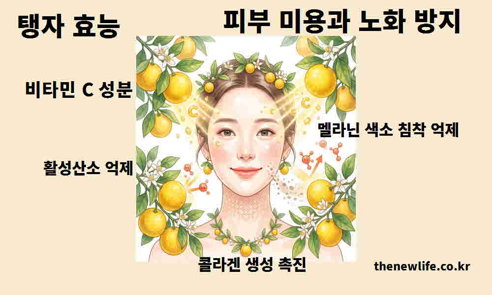 탱자 효능 피부 미용 노화 방지