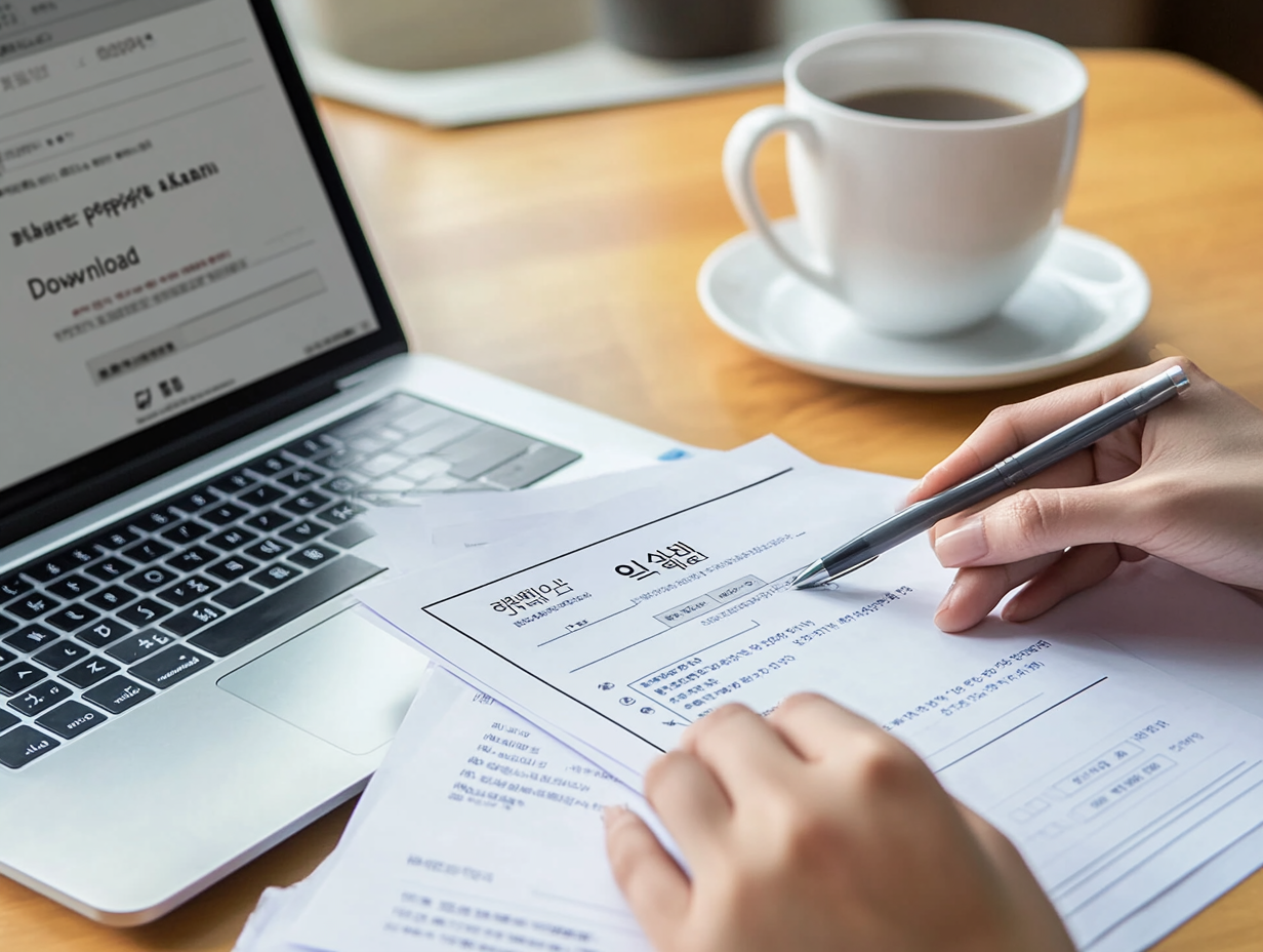 채용공고양식 다운로드