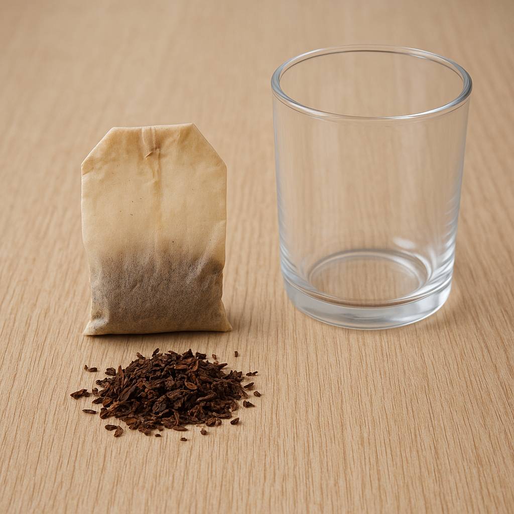 말린 차잎은 작은 공간에서 짧게 쓰는 천연 탈취제로는 꽤 효과적이지만, 오래 두면 효과가 줄어들었다.