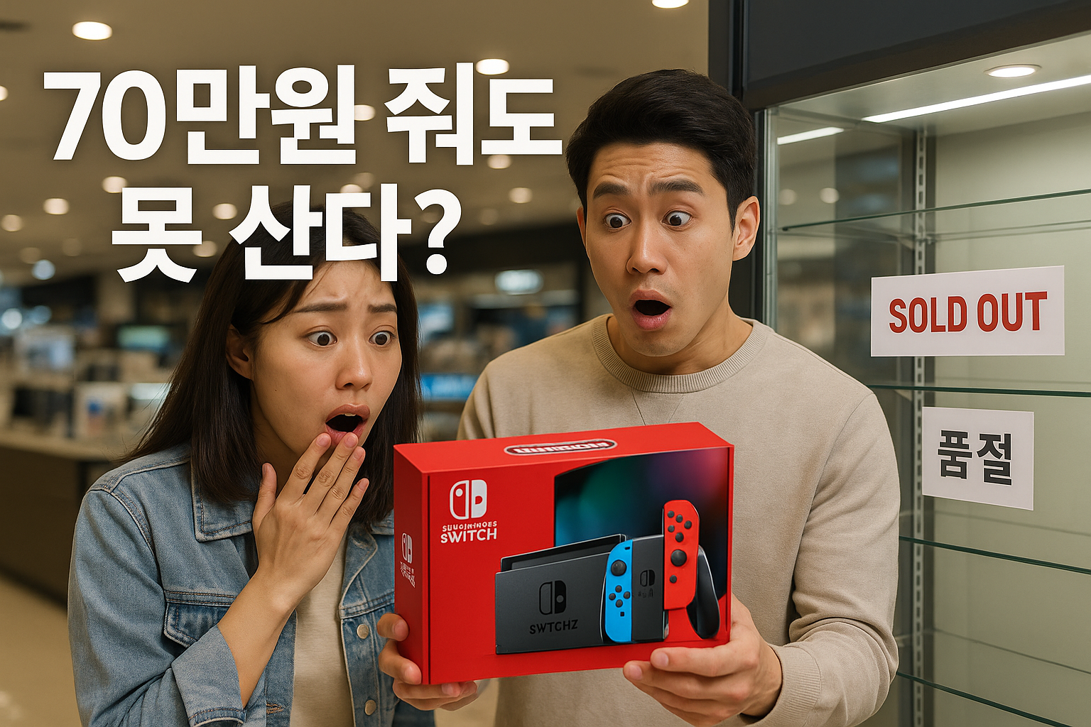 닌텐도_재고품절