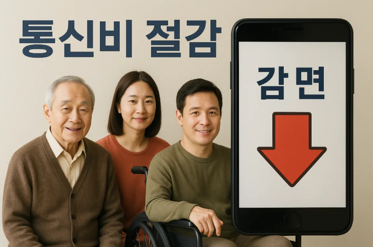 통신비 감면 실제 절약자