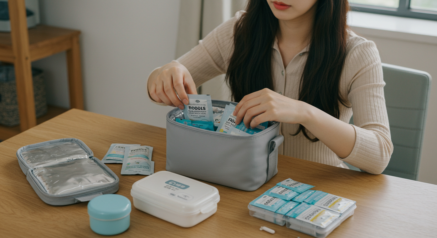 여행이나 외출 시 유산균 휴대 보관법