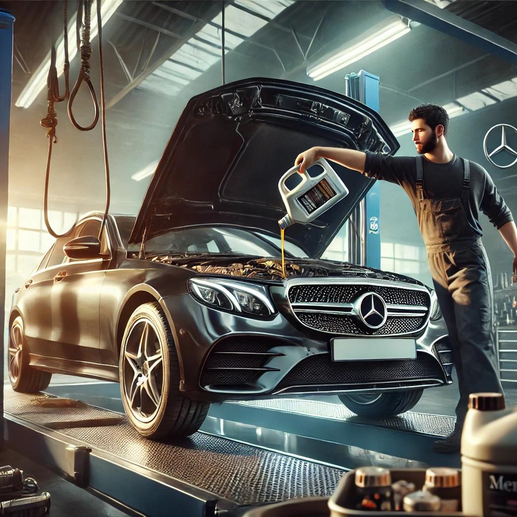 벤츠 e300 엔진오일 사설 비용