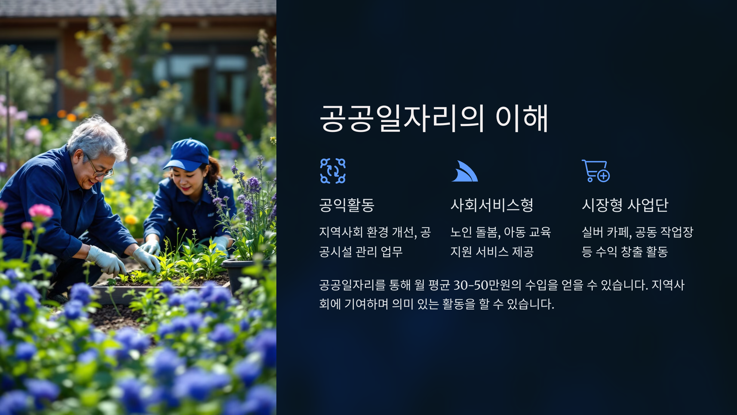 공공일자리의 이해