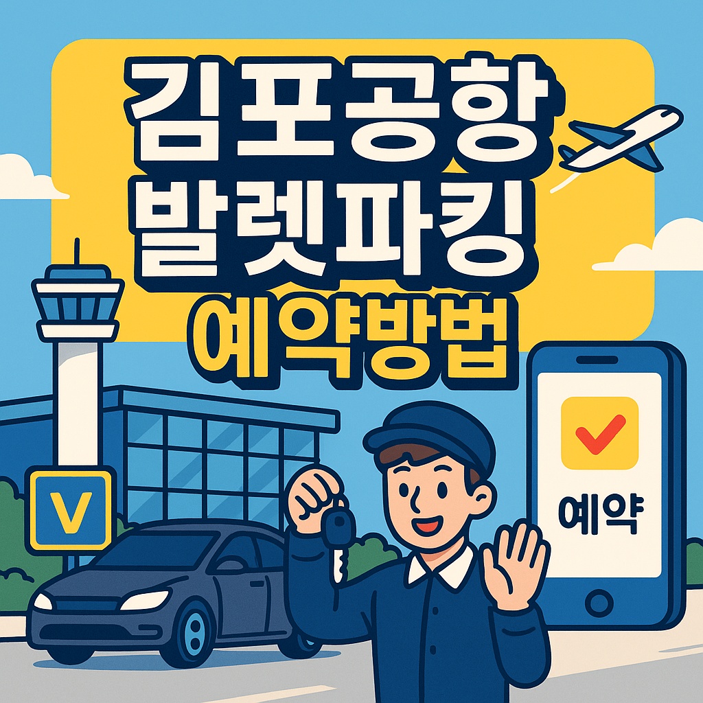 김포공항 발렛파킹 예약 방법
