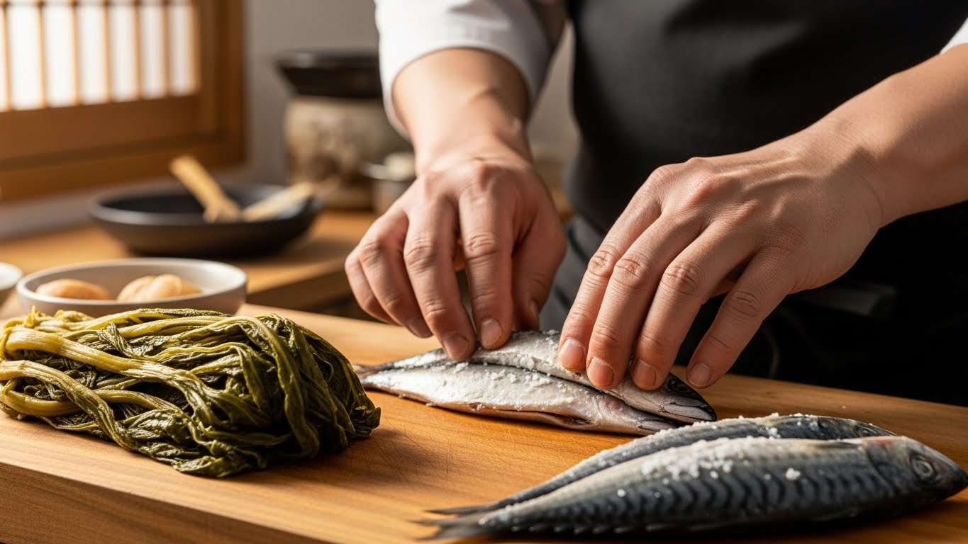 김대석 셰프의 비법! 구수한 무청 고등어 조림 황금 레시피