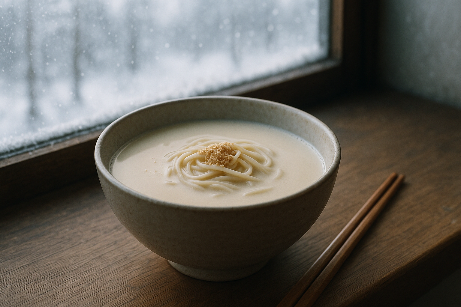 겨울철 콩국수 이미지