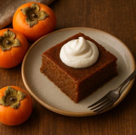 미국의 퍼심먼 푸딩(Persimmon Pudding) - 가을철 감을 이용한 촉촉한 디저트