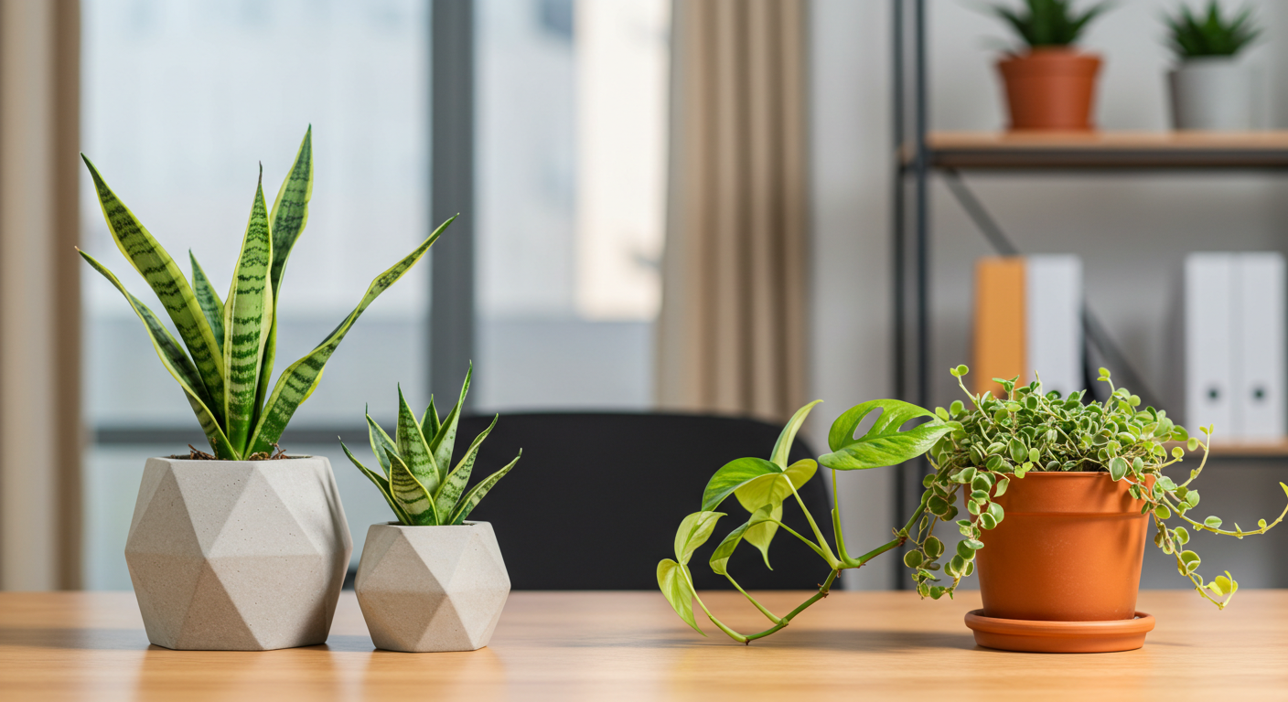 초보자도 키우기 쉬운 사무실 식물 추천