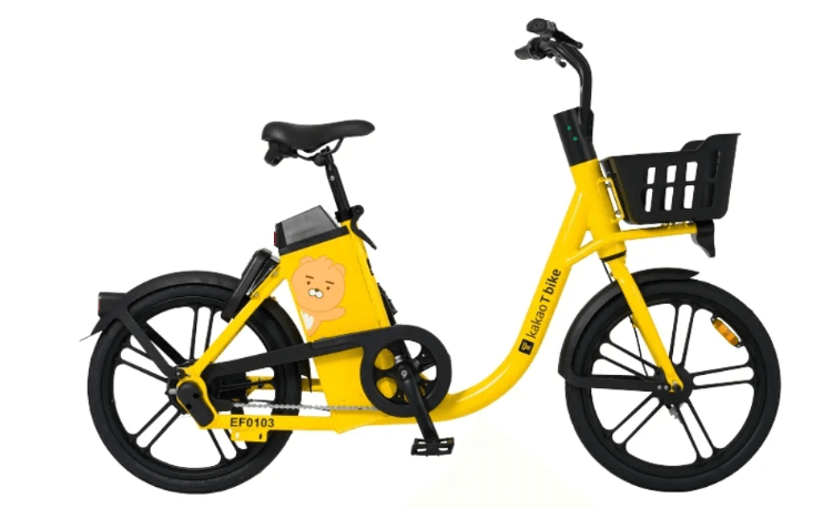 카카오 티바이크 옆모습 사진