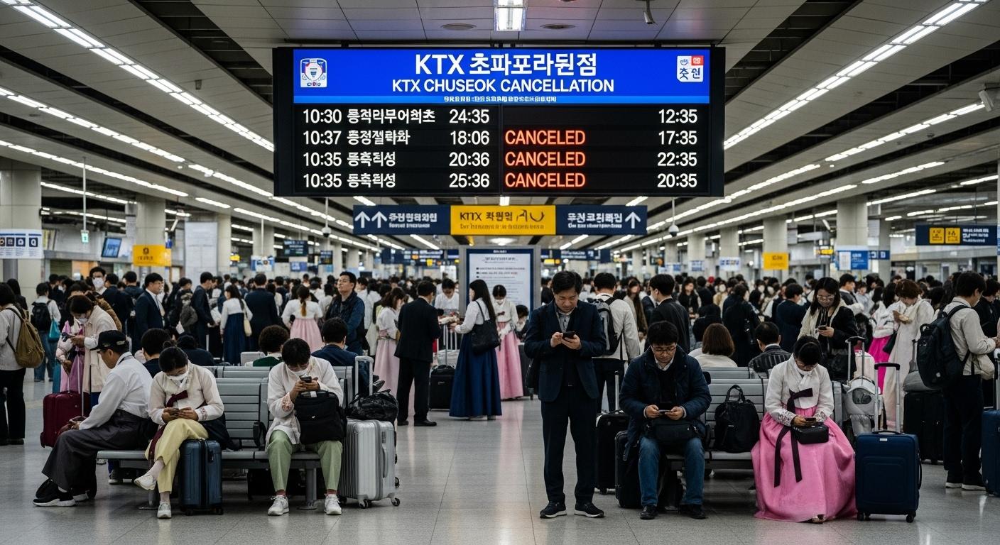 ktx 추석 취소표