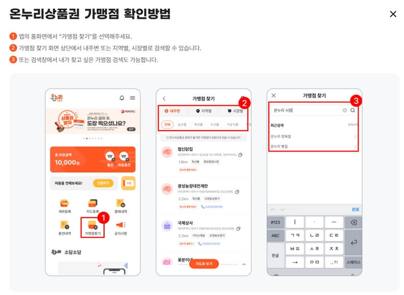 디지털 온누리상품권 사용처와 사용방법, 최대 10% 할인 혜택 받는 방법!