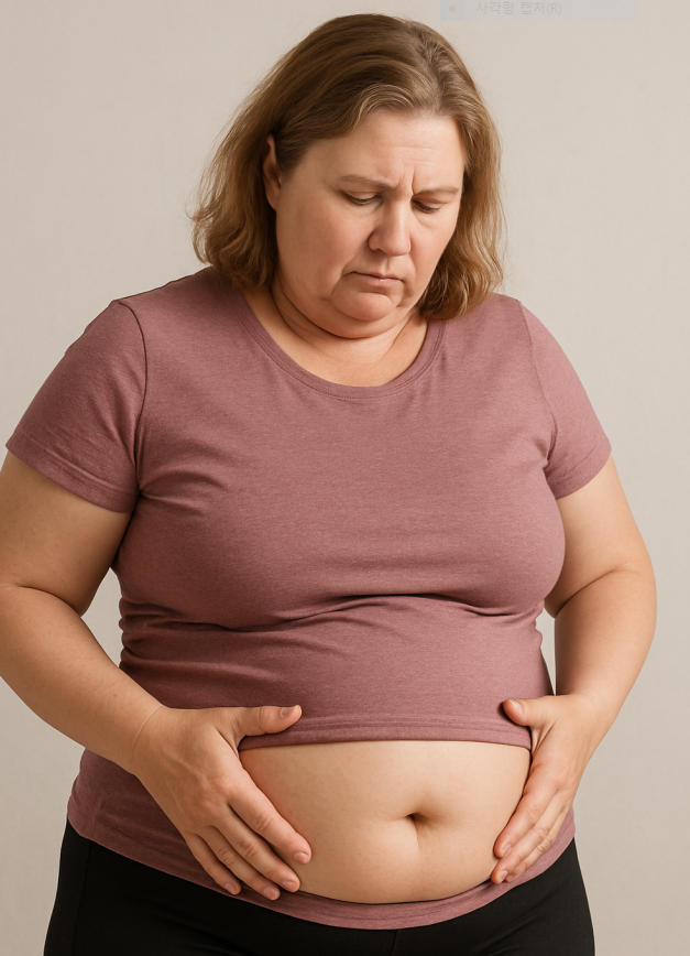 갱년기 복부 비만