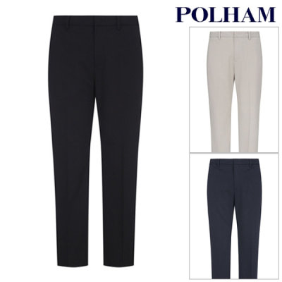 폴햄 남성 히든밴딩 테이퍼드 크롭 슬랙스 팬츠 PHA3PP106