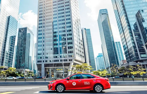 택시-도심-빌딩