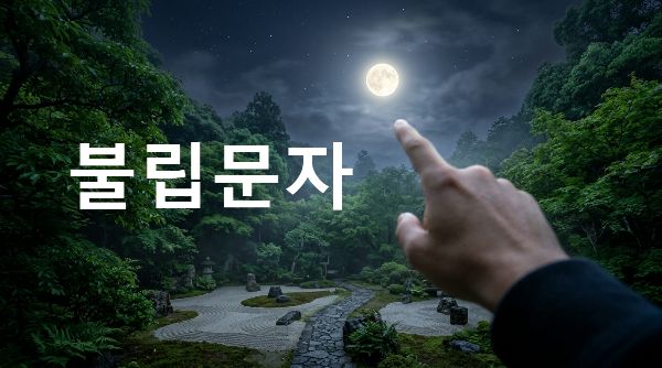 불립문자