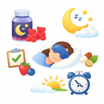 멜라토닌 젤리 수면 리듬 관리 도움4