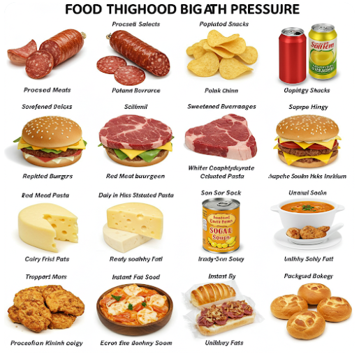 고혈압에 나쁜 음식