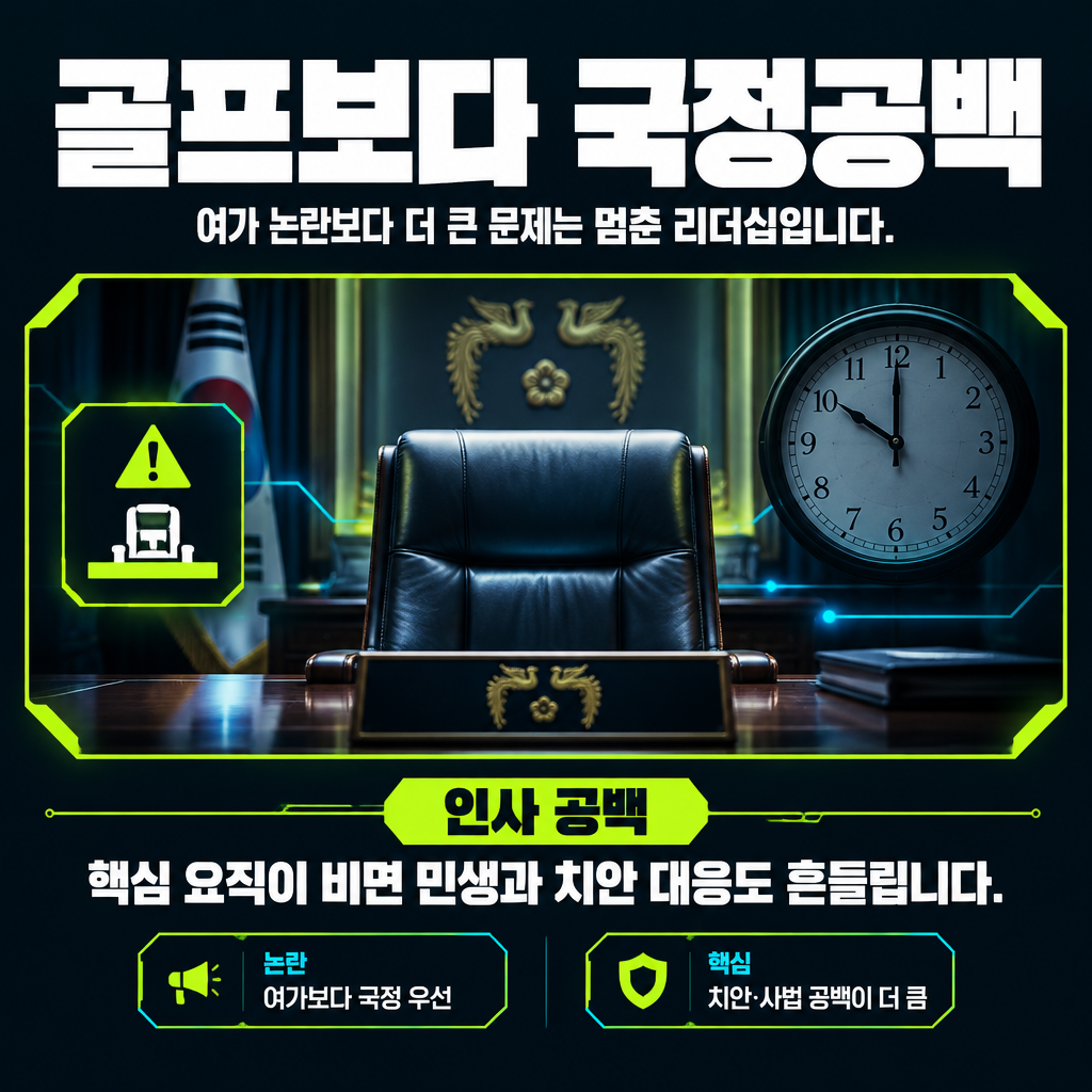 골프보다 국정공백