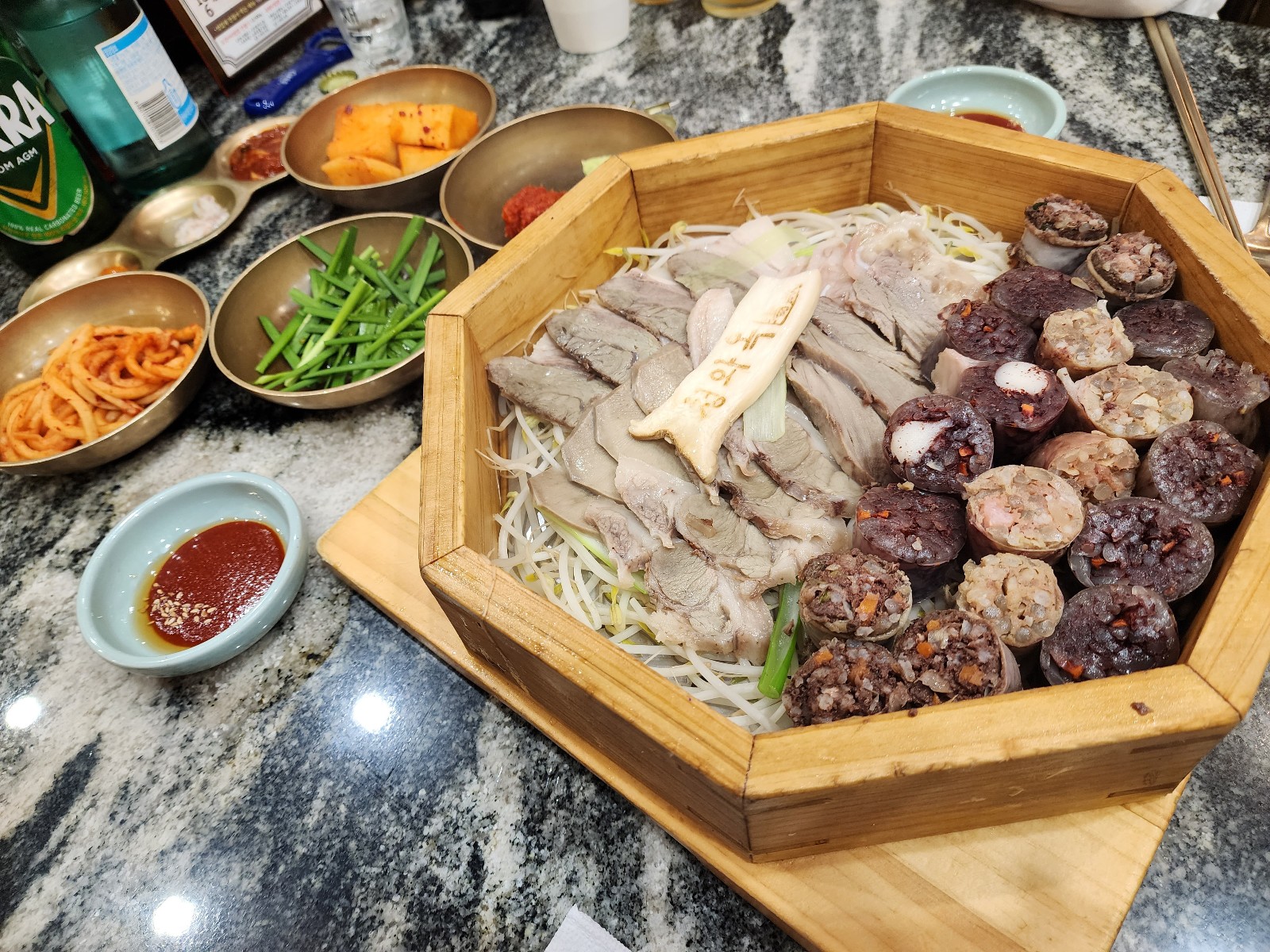 모둠순대 수육