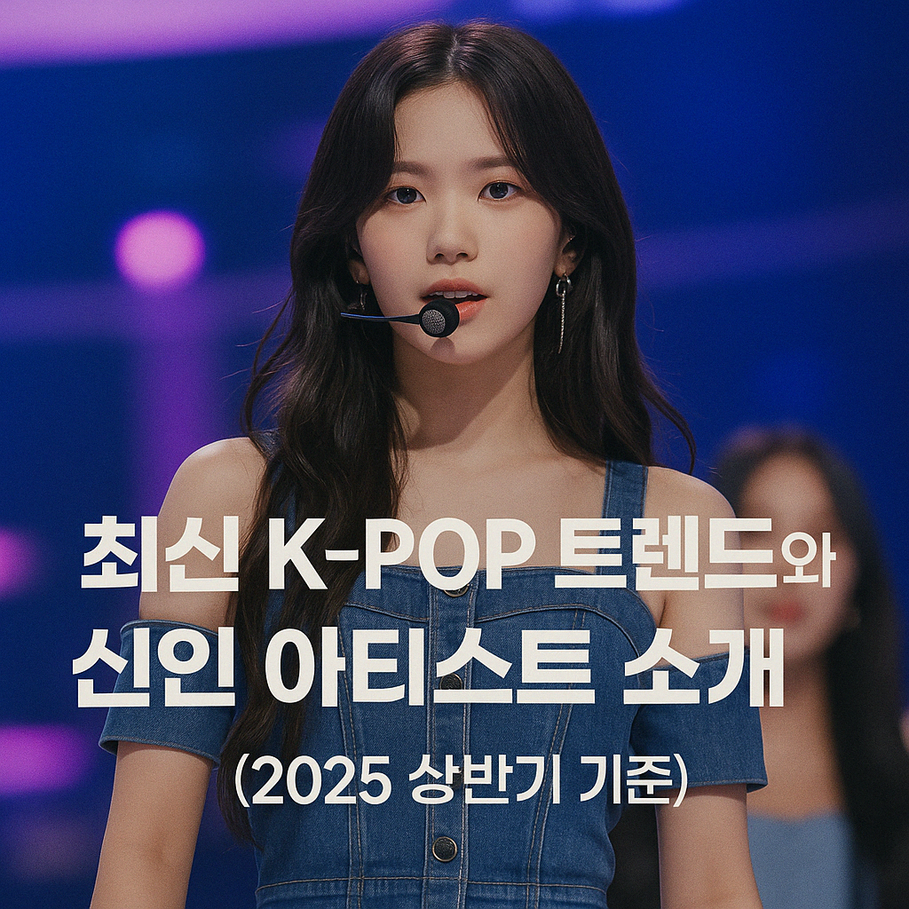 최신 K-POP 트렌드와 신인 아티스트 소개 (2025년 상반기 기준)