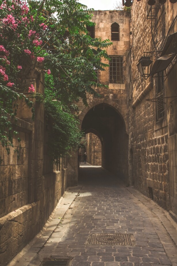 시리아 골목길 사진